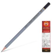 Карандаш чернографитный KOH-I-NOOR, 1 шт., «Gold Star», HB, корпус серый, заточенный, 18600HB00104