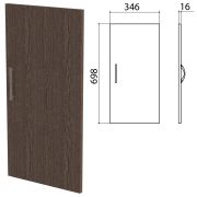 Дверь ЛДСП низкая «Канц» 346х16х698 мм, цвет венге, ДК32.16