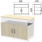 Крышка и фасады тумбы для оргтехники «Канц» 900х430х620 мм, цвет дуб молочный, ТК28.15.1