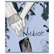 Тетрадь А5 48л. ПЗБМ скоба, клетка, Soft Touch, брайль, Мобильная, (микс в спайке), 23379