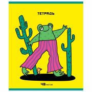 Тетрадь А5 48л. ПЗБМ скоба, клетка, матовая ламинация, УФ лак, конгрев, Кватрадь (микс в ПУ), 23300