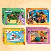 Пазлы картонные 24/ 35 эл. «ДЕВОЧКАМ и МАЛЬЧИКАМ», КОМПЛЕКТ 36 шт., поле 17,5 х 13 см