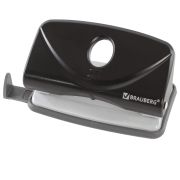 Дырокол BRAUBERG «Original», до 10 листов, черный, 222537
