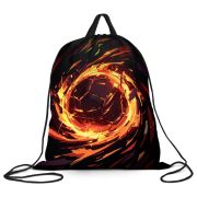 Мешок для обуви BRAUBERG KIDS, с петлей, 42х34 см, Fire split, 273436