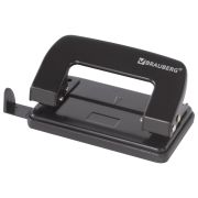 Дырокол металлический BRAUBERG «Classic», до 10 листов, черный, 222548
