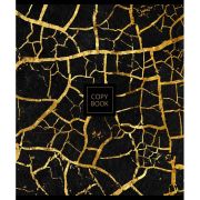 Тетрадь А5 96л. ПЗБМ гребень, клетка, мат. лам., фольга, брайль, Золотая осень (микс, 23331