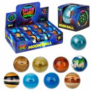 Мяч прыгун КРУТОЙ ЗАМЕС Moon Ball «ПЛАНЕТЫ», 6см, ассорти 4 цвета, 1TOY, Т26275