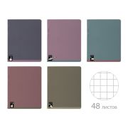 Тетрадь А5 48л. BRUNO VISCONTI скоба, клетка, Soft Touch, Гуси (5 видов), 7-48-1372