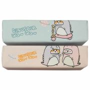 Пенал мягкий ПИФАГОР, 1 отделение, ПВХ, ассорти Dinos, 20x6х4 см, 273823