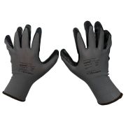 Перчатки нейлоновые SCAFFA Старт, нитриловое покрытие (облив), р. 9, L, шк 1030, 00-01018559