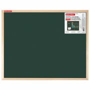Доска для мела магнитная 50х70 см, зеленая, деревянная рамка, BRAUBERG Standard, 238799