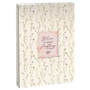 Тетрадь на кольцах БОЛЬШАЯ 210х305мм А4, 100л, обложка картон, клетка, BRAUBERG, Цветы, 405412