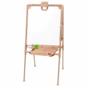 Мольберт растущий для мела/магнитно-маркерный 53х46 см BRAUBERG «NIKA KIDS», БЕЖЕВЫЙ, 665759