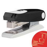 Степлер №24/6, 26/6 BRAUBERG «Germanium», до 20 листов, черный, ГАРАНТИЯ 5 ЛЕТ, 226580