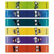 Закладки для книг МАГНИТНЫЕ, BRAUBERG «CUTE MONSTERS», набор 6 штук, 60x20 мм, 116995