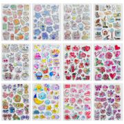 Наклейки объемные «Вдохновение», 19х15 см, ассорти 12 видов, FUNSTER (ФАНСТЕР), 666088