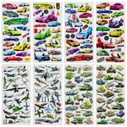 Наклейки зефирные «Для мальчиков», 19х9,5 см, ассорти 8 видов, FUNSTER (ФАНСТЕР), 666090