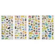 Наклейки гелевые «Зверушки», 17,5х9 см, ассорти 4 вида, FUNSTER (ФАНСТЕР), 666095