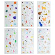 Наклейки декоративные «Black edition», 17,5х9 см, ассорти 6 видов, FUNSTER (ФАНСТЕР), 666100