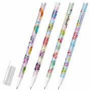 Ручка стираемая гелевая с принтом ЮНЛАНДИЯ «МОНСТРИКИ», СИНЯЯ, корпус ассорти, игольчатый наконечник 0,5 мм, линия 0,35 мм, 144411