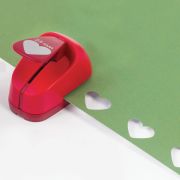 Дырокол фигурный «Сердце», диаметр вырезной фигуры 25 мм, ОСТРОВ СОКРОВИЩ, 227160