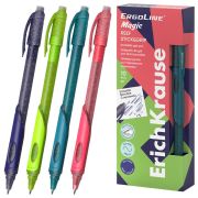 Ручка стираемая гелевая ERICH KRAUSE ErgoLine Magic Stick&Grip, СИНЯЯ, корпус ассорти, 63145