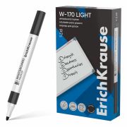 Маркер для доски ERICH KRAUSE «W-170 Light», ЧЕРНЫЙ, круглый наконечник, 2,5 мм, 6356, 63567