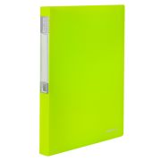 Папка 40 вкладышей BRAUBERG «Neon», 25 мм, неоновая, зеленая, 700 мкм, 227452