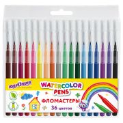 Фломастеры ЮНЛАНДИЯ 36 цветов «КЛАССНЫЕ!», вентилируемый колпачок, 152631