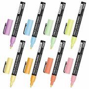Маркеры меловые CHALK LIQUID MARKER, ПАСТЕЛЬ НАБОР 8 ЦВ, 3 мм, стираемые, BRAUBERG «CHALK», 152598