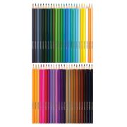 Карандаши цветные стираемые в пенале-скрутке BRAUBERG 48 цветов + точилка и ластик, 182071