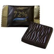 Шоколад порционный KONFESTA горький 72% какао, 1100 г (220 штук по 5 г)