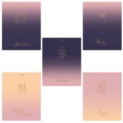 Тетрадь А5 48л. HATBER скоба, клетка, матовая ламинация, 3D фольга, Золотые моменты (, 48Т5лофВ1