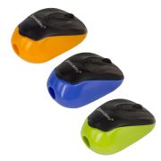 Точилка BRAUBERG «Click», с контейнером, пластиковая, корпус ассорти, 228445