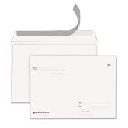 Конверты С4 (229х324мм), отрывная лента, «Куда-Кому», 100г/м2, КОМПЛЕКТ 500шт, STAFF, 118667