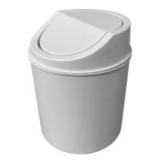 Контейнер, урна, ведерко для мусора НАСТОЛЬНОЕ, 2,4 л., 165x135мм, белый, BoomHouse, 238897
