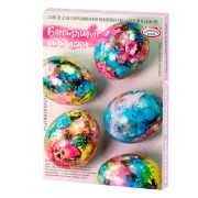 Красители пасхальные для яиц ЖИДКИЕ «Радужная пасха», 3 цвета в наборе, фольга, 50878