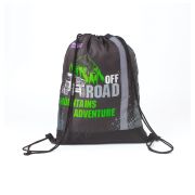 Мешок для обуви ЮНЛАНДИЯ, светоотражающая полоса, 47х37 см, «Offroad», 229168