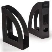 Лоток вертикальный для бумаг «Респект-эконом» (220х290 мм), ширина 70 мм, полипропилен, черный, ЛТВ-30855