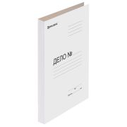 Папка без скоросшивателя «Дело», картон мелованный, плотность 440 г/м2, до 200 листов, BRAUBERG, 110928