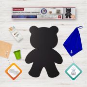 Доска на холодильник магнитно-меловая 30х40 см «Teddy Bear» с набором аксессуаров, BRAUBERG, 237841