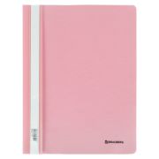 Скоросшиватель пластиковый BRAUBERG «Pastel» А4, 130/180 мкм, персиковый, 270457