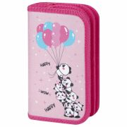 Пенал ЮНЛАНДИЯ, 3 отделения, полиэстер, 19х11 см, «Funny trip», 271029