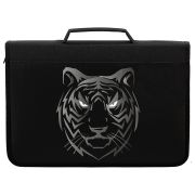 Папка на молнии BRAUBERG А4 с ручкой, с органайзером, 1 отделение, «Tiger», 271449