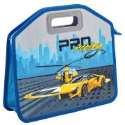 Папка-сумка ЮНЛАНДИЯ, 1 отделение, фетровые ручки, 34х30х11 см, «Proracing», 271632