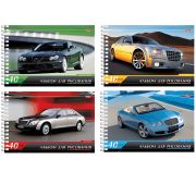 Альбом для рисования, А4, 40 листов, спираль, обложка картон, HATBER, 205х300 мм, «Престижные авто», 40А4Всп, A028216