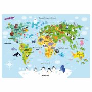 Настольное покрытие ЮНЛАНДИЯ, А3+, пластик, 46x33 см, «Map», 272370