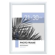 Рамка 21х30 см небьющаяся, багет 17,5 мм, пластик, BRAUBERG «Colorful», белая, 391241