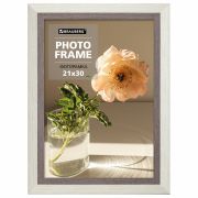 Рамка 21х30 см небьющаяся, багет 30 мм, пластик, BRAUBERG «Lambert», слоновая кость/капучино, 391251