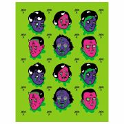 Тетрадь на кольцах А5 170х220 мм, 120 л., глянцевая ламинация, клетка, HATBER, «Laser B», 120ТК5В1_26325